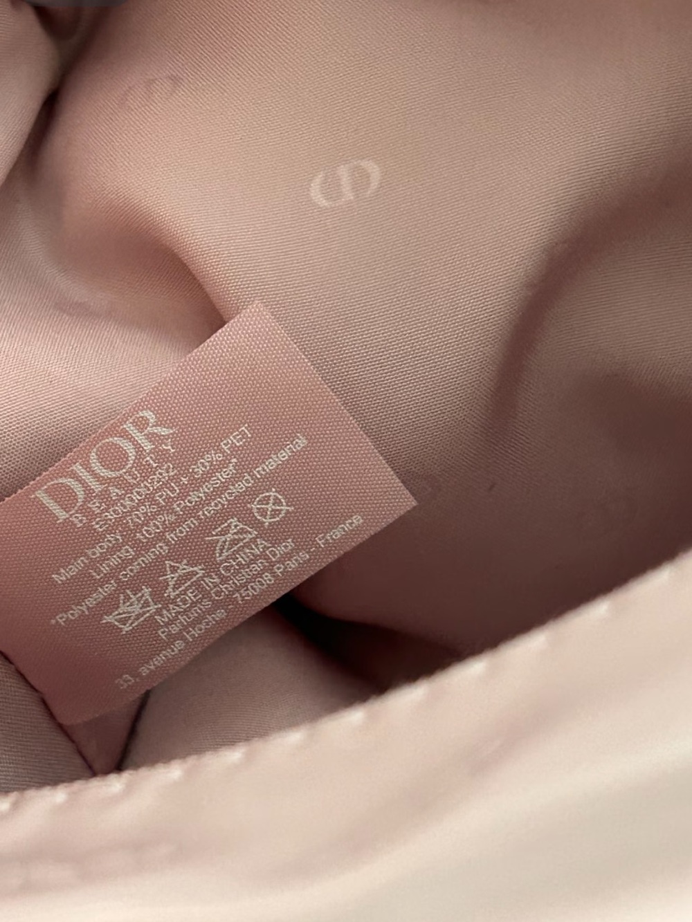 Dior beauty Pink makeup Pouch with Lip Gloss, mascara & Mini Fragrance - Picture 6 of 8